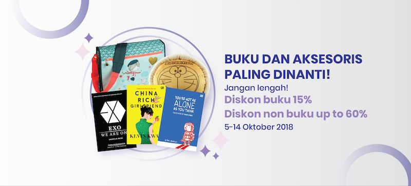 Diskon Buku-buku Best Seller di Bulan Oktober. Mau?