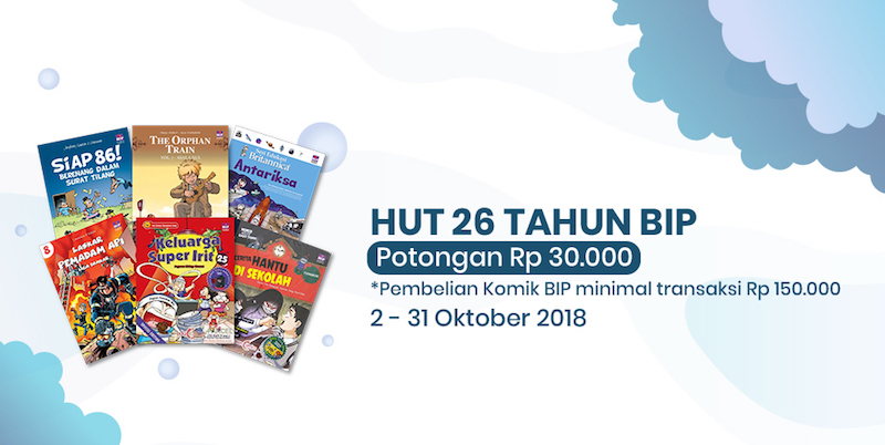 Diskon Seru! Saatnya Borong Komik-komik BIP di Gramedia