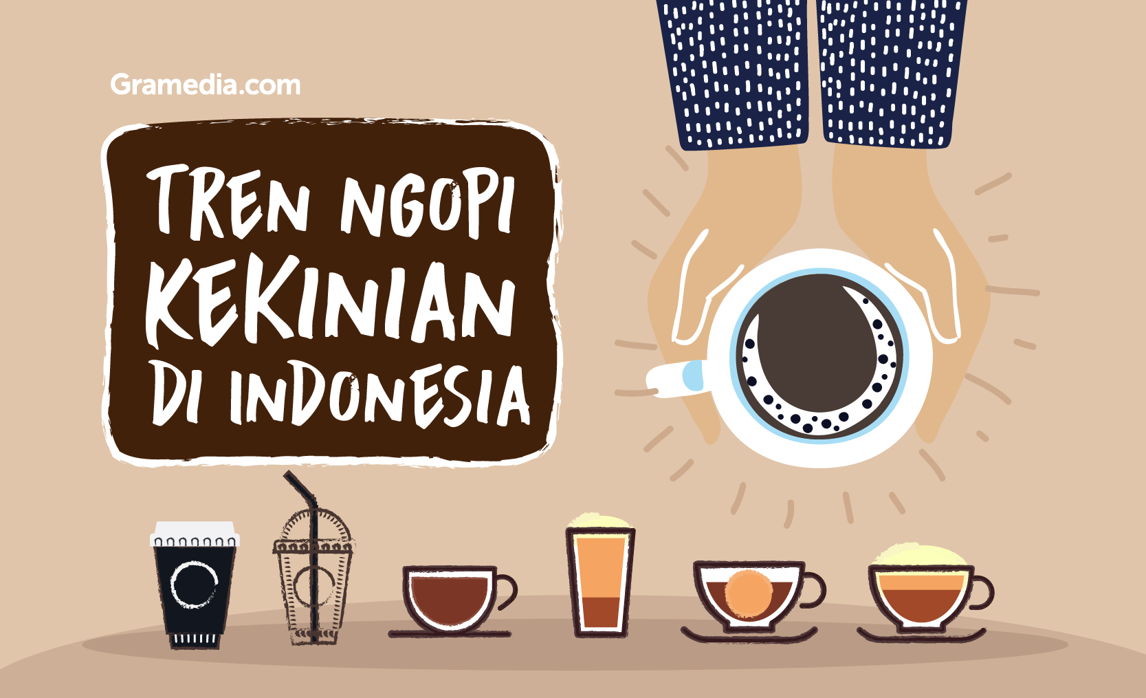 (INFOGRAFIS) Tren Ngopi Kekinian di Indonesia