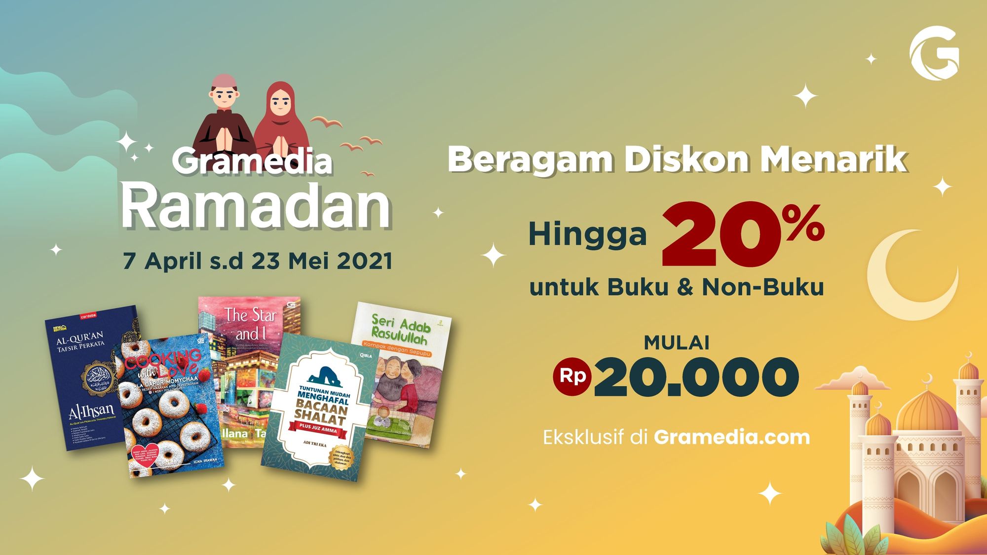 Gramedia Ramadan Penuh Ragam Diskonan! #BerbagiTanpaBatas