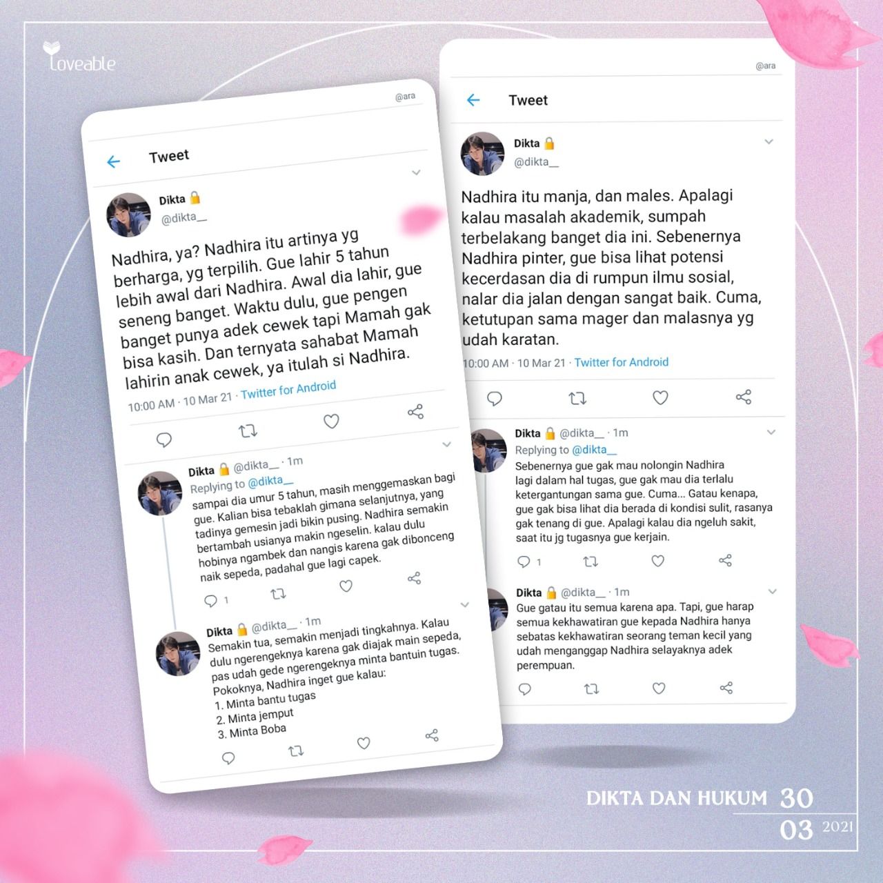 Novel dikta dan hukum wattpad