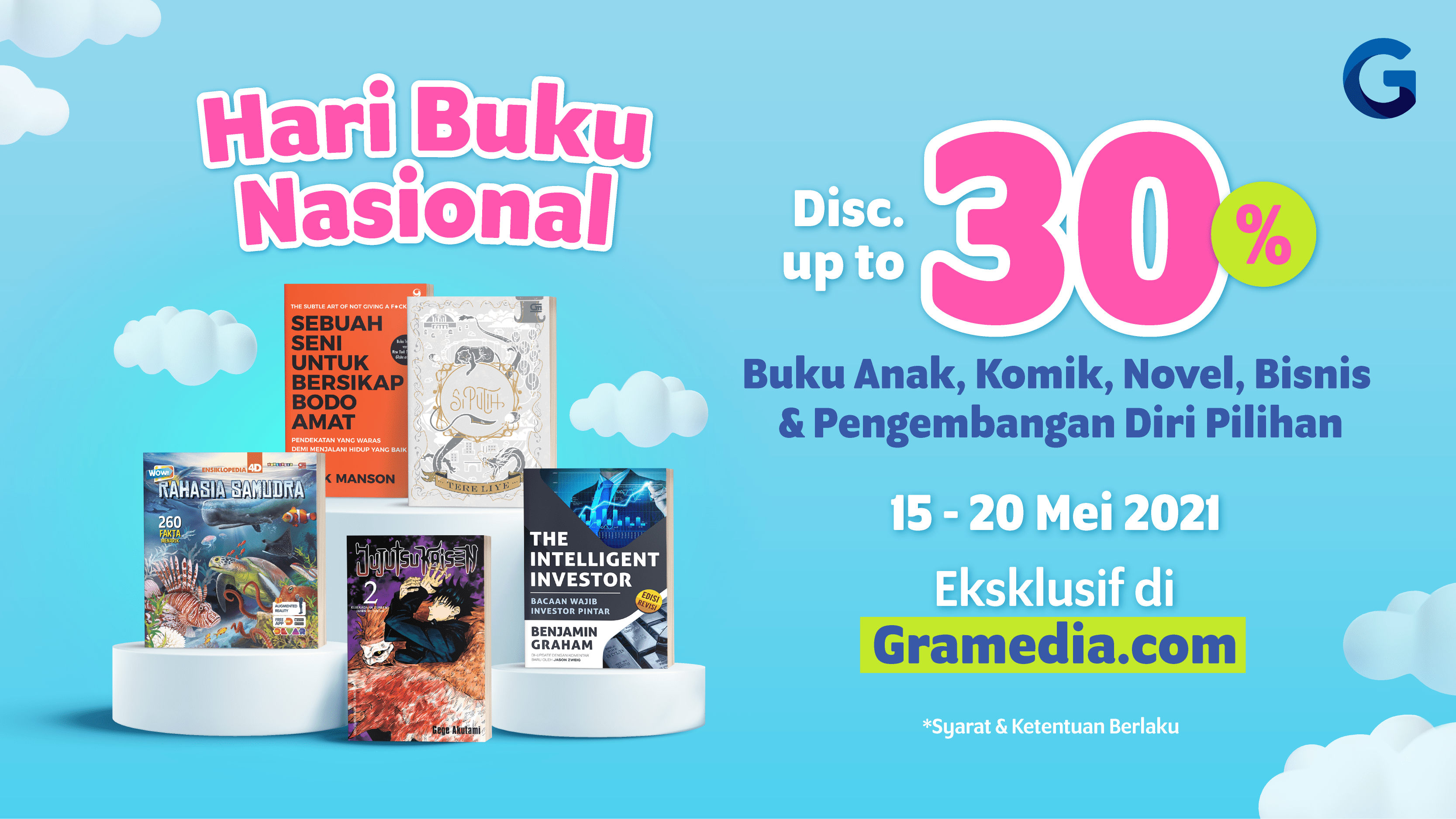 Merayakan Hari Buku Nasional dengan Berbagai Diskon Spesial!