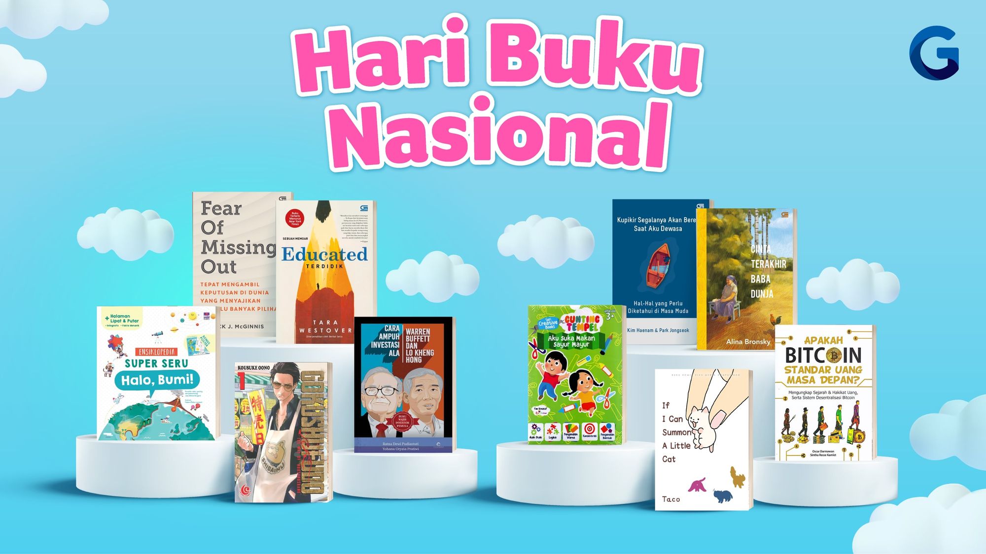 Hari Buku Nasional: Cara Tepat Gunakan THR dengan Beli Buku Recommended!