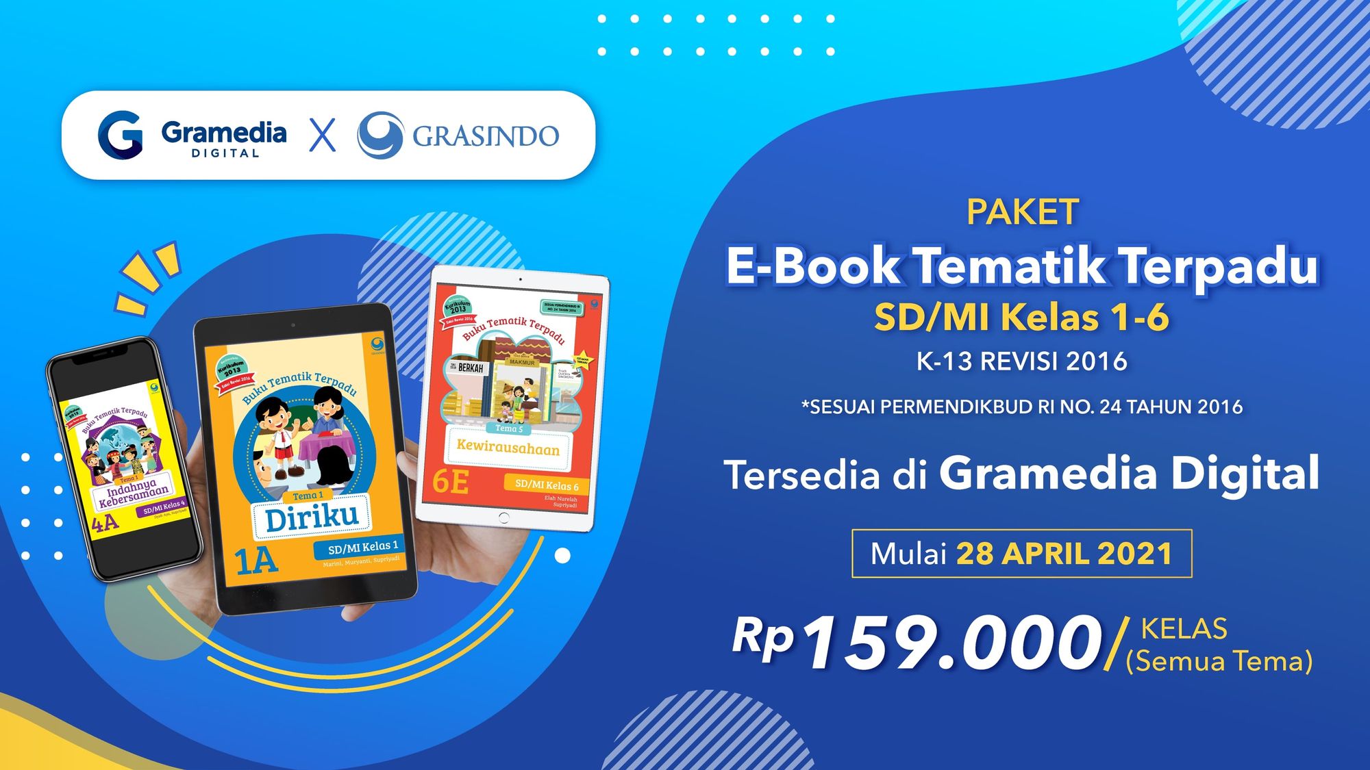 Paket E-Book Tematik SD untuk Belajar Lebih Mudah di Rumah