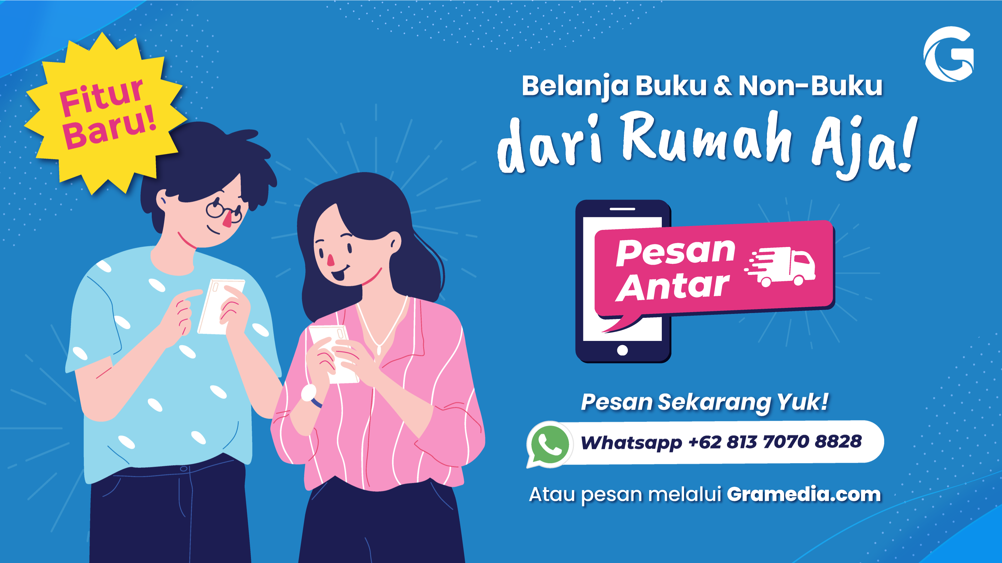 Belanja di Gramedia.com Kini Bisa Lewat Chat WhatsApp!