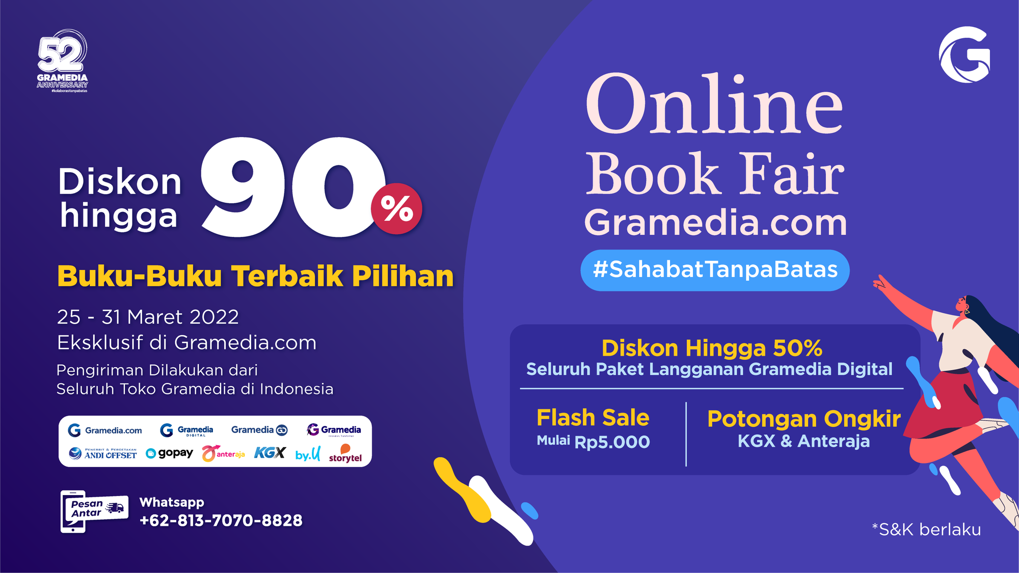 Menyambut Ramadan dan Gajian, Diskon Online Book Fair Kian Menggelegar!