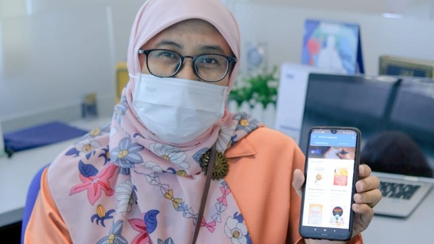 Smart Library Bank Indonesia Lampung Mudahkan Pemustaka Baca Koran dan Majalah Digital Terbaru di Mana Saja