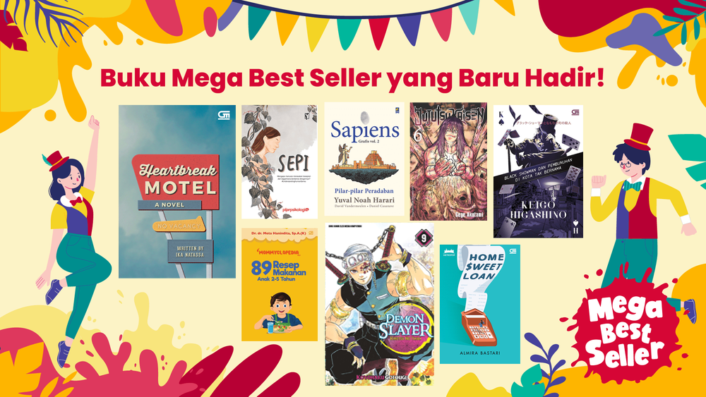 Daftar Buku dari Penulis Penyabet Mega Best Seller yang Rilis di April 2022