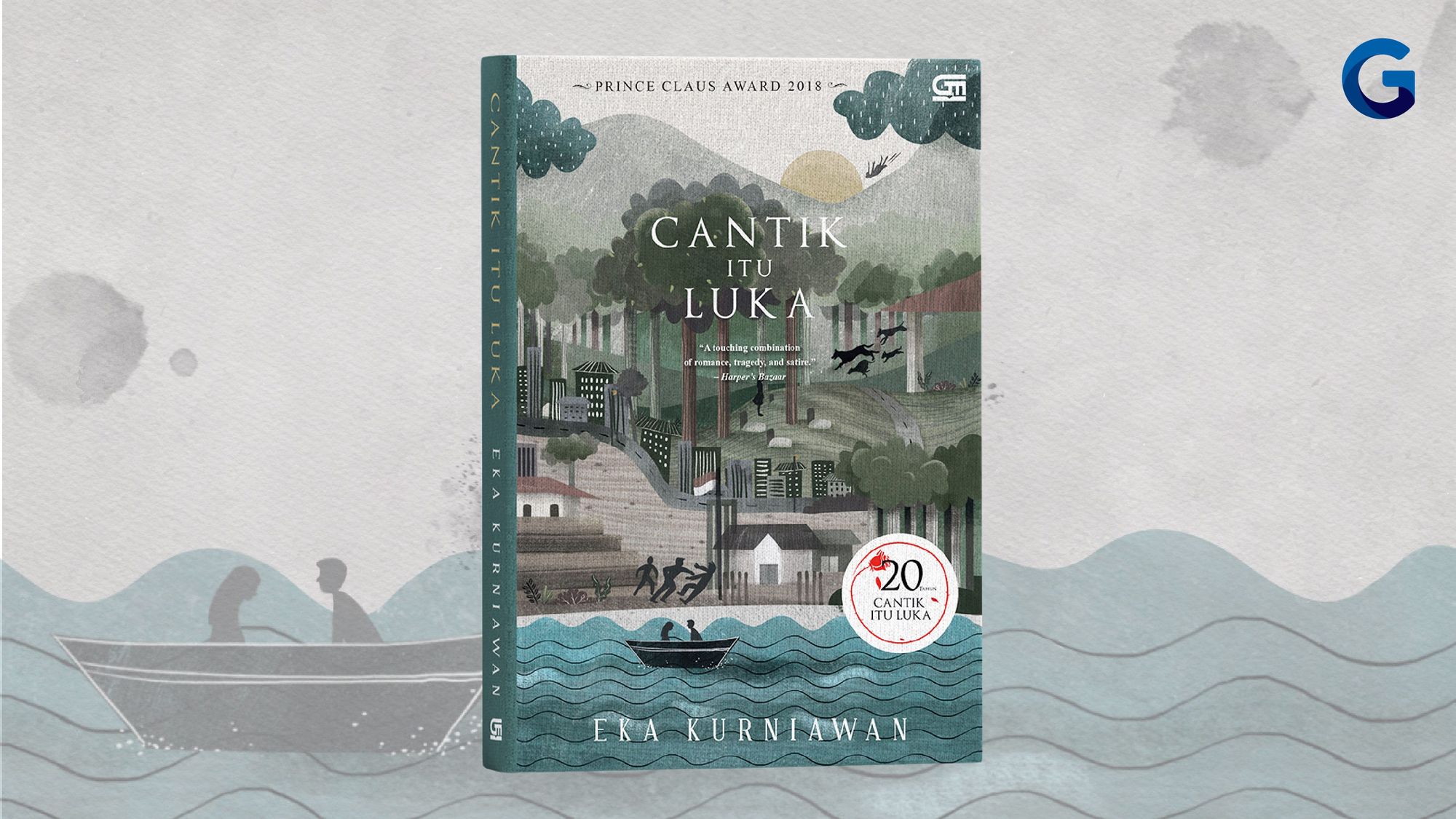 Novel Cantik Itu Luka Rayakan 20 Tahun dengan Sampul Terbaru