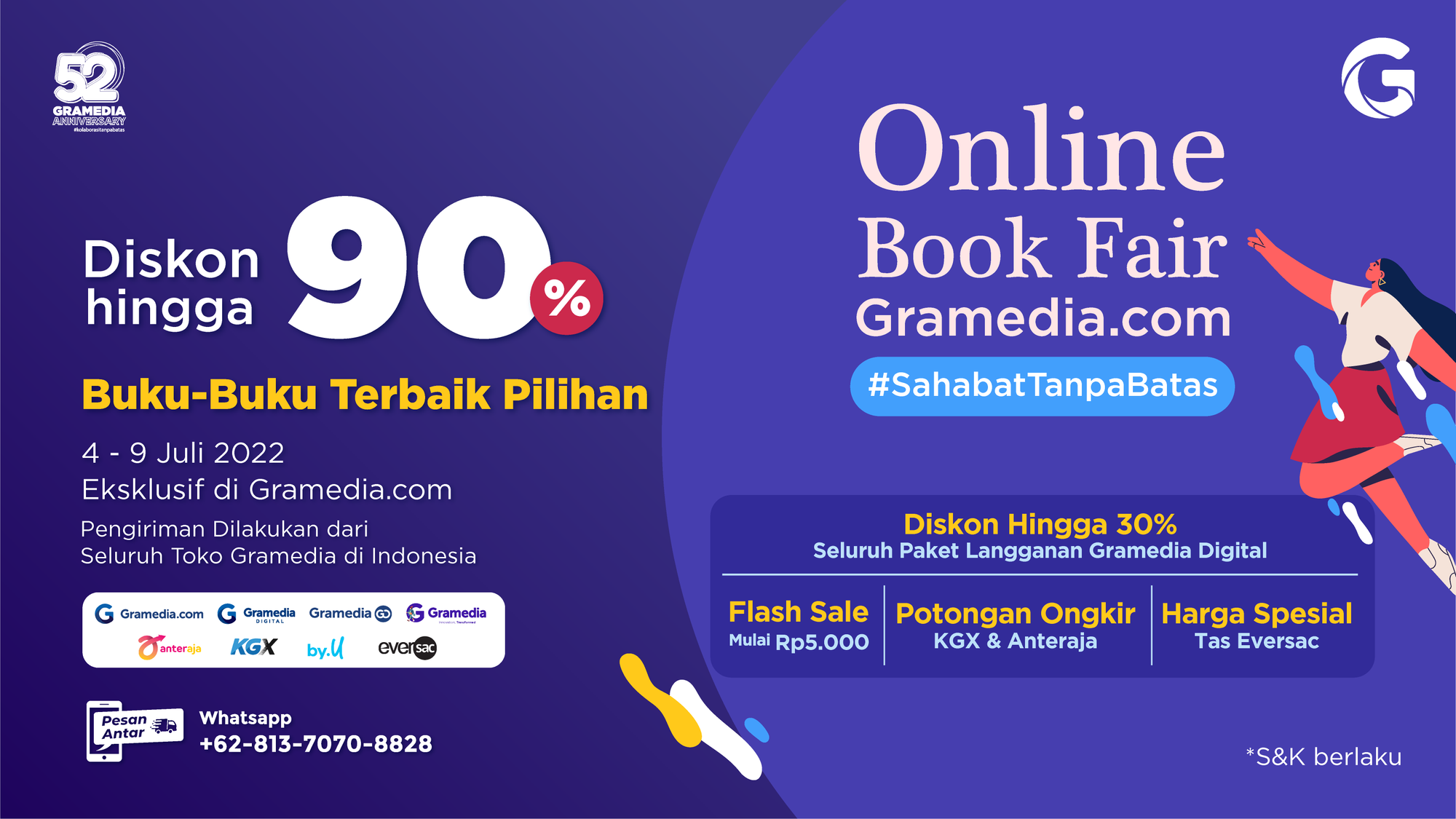 Liburan Sekolah dengan Serbu Diskon Melimpah dari Online Book Fair!