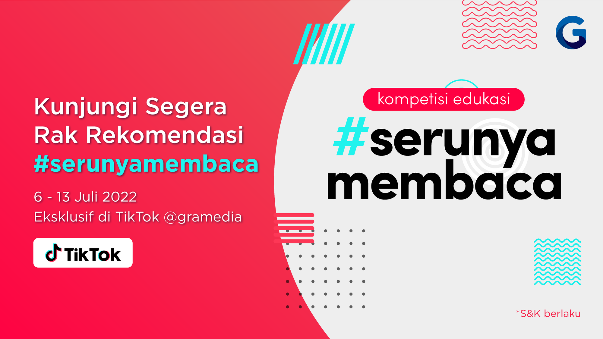 Gramedia dan TikTok Hadirkan Kembali #SerunyaMembaca untuk Tingkatkan Kegemaran Membaca Generasi Muda