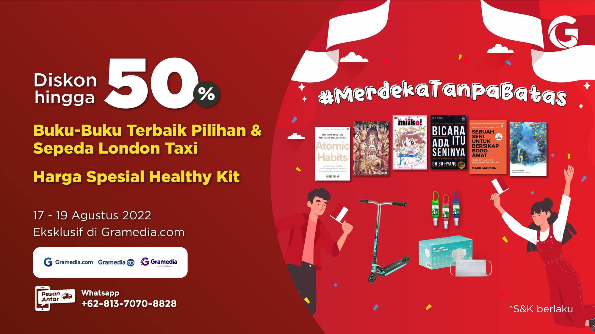 Promo Menggiurkan yang Bisa Kamu Gunakan Selama Perayaan Hari Merdeka dan Ulang Tahun Kompas Gramedia