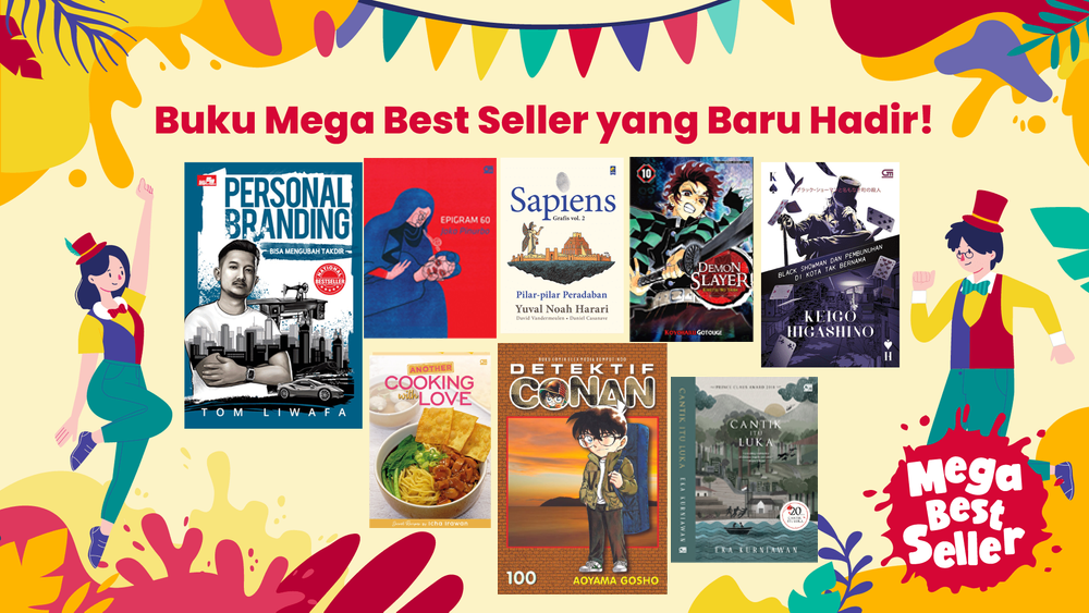 Daftar Buku dari Penulis Penyabet Mega Best Seller yang Rilis di Juli 2022