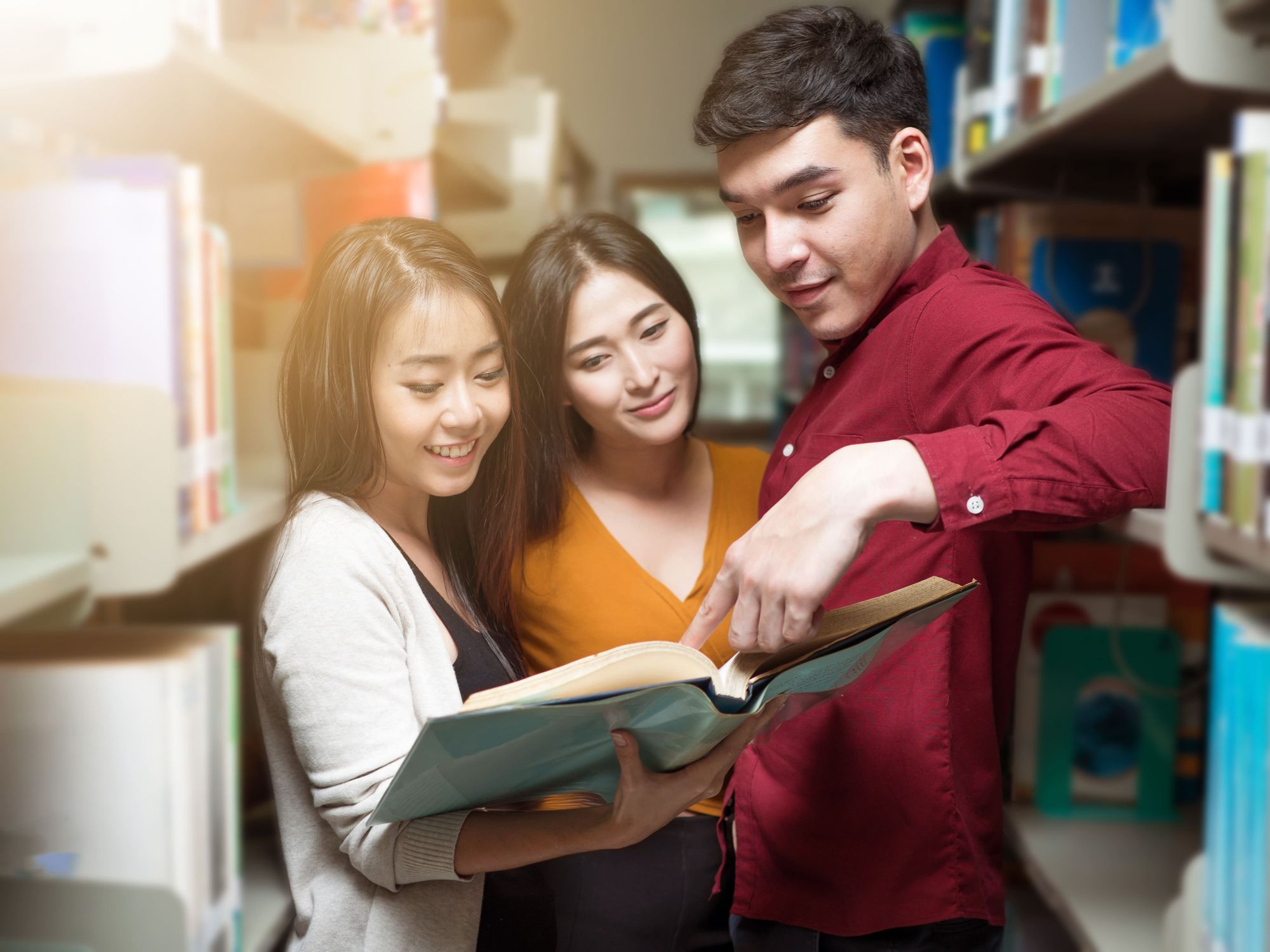 Students many books. Nurses are reading books in class. Self study student stock.