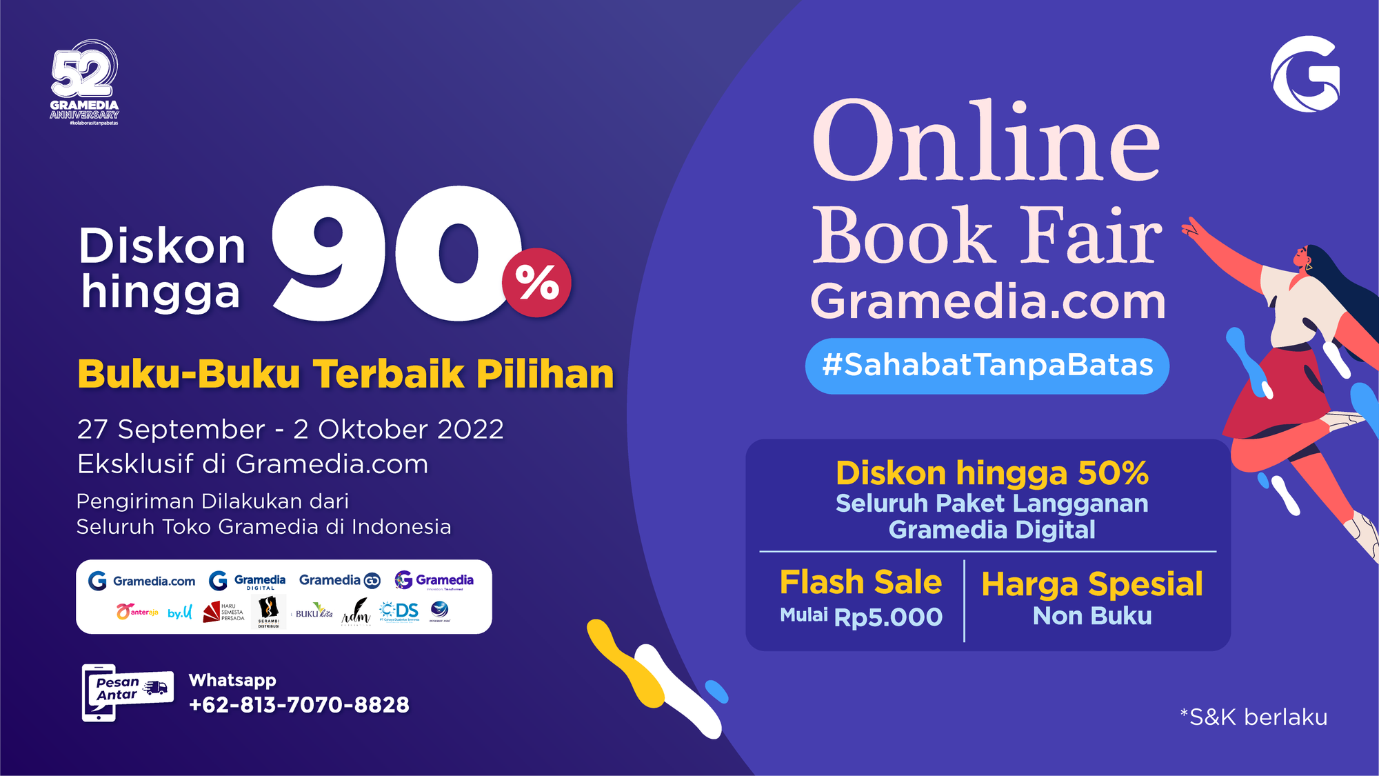 Online Book Fair Kembali Lagi dengan Bonus dan Pilihan Produk yang Melimpah!