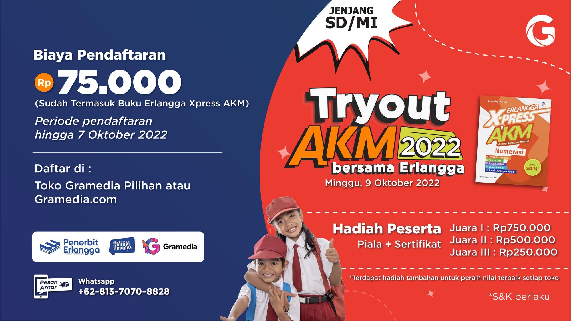 Ikuti Try Out AKM 2022 Bersama Erlangga dan Dapatkan Hadiah Total Jutaan Rupiah!