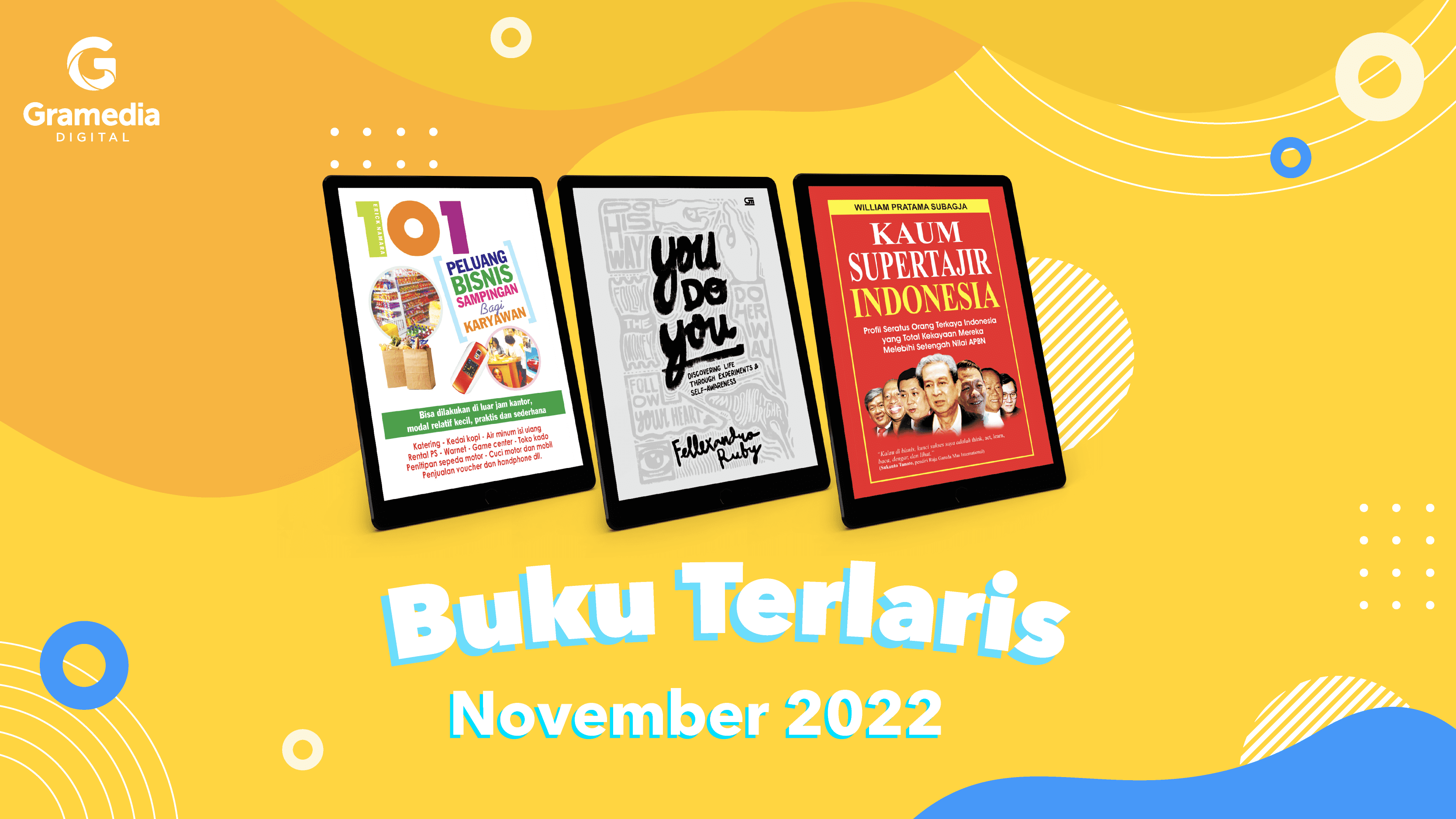 Rekomendasi E-Book Paling Banyak Dibaca di Gramedia Digital