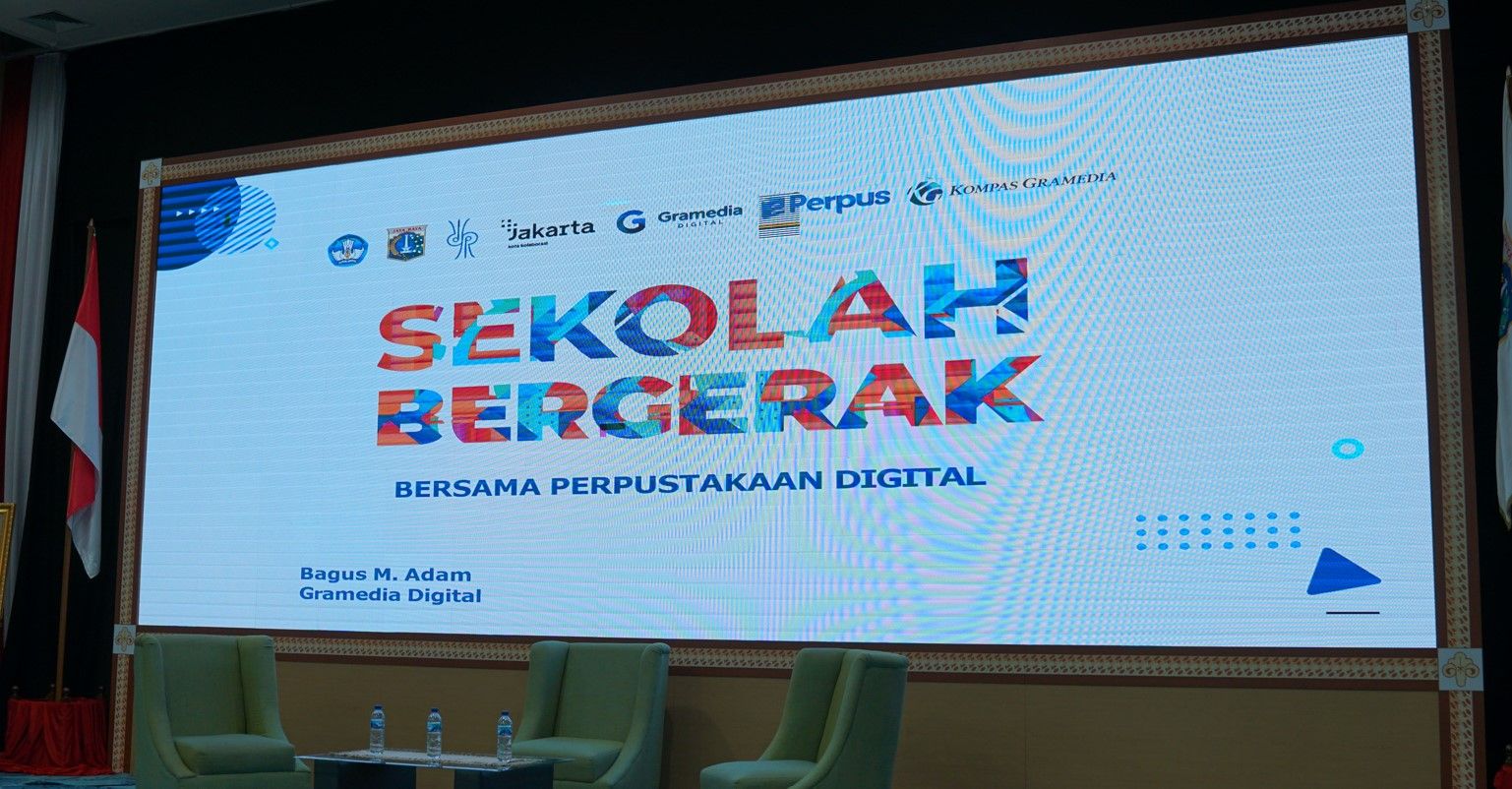 Tren Digitalisasi Perpustakaan dalam Dunia Pendidikan pada Acara Sekolah Bergerak bersama Gramedia Digital