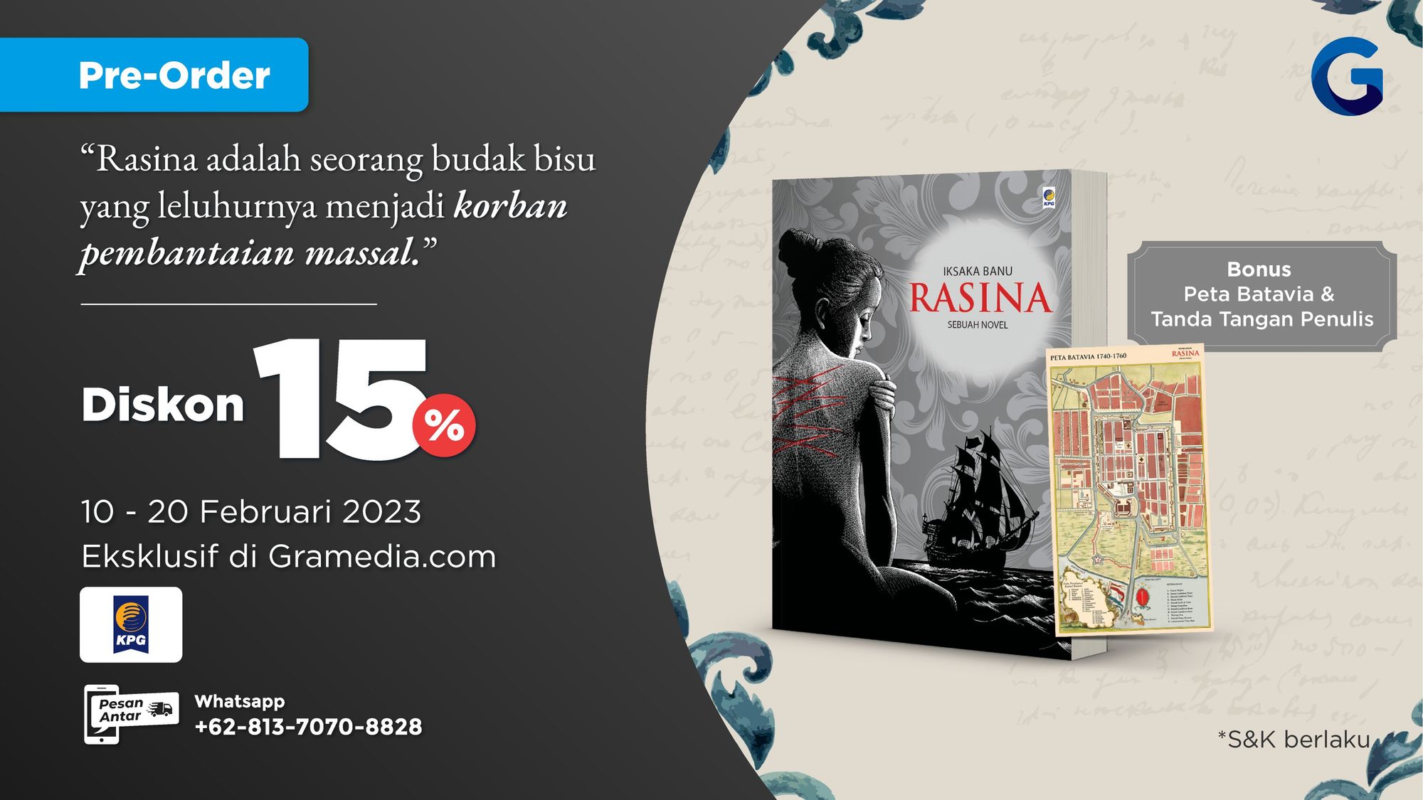 Rasina, Novel Baru Iksaka Banu Akhirnya Terbit di Gramedia!