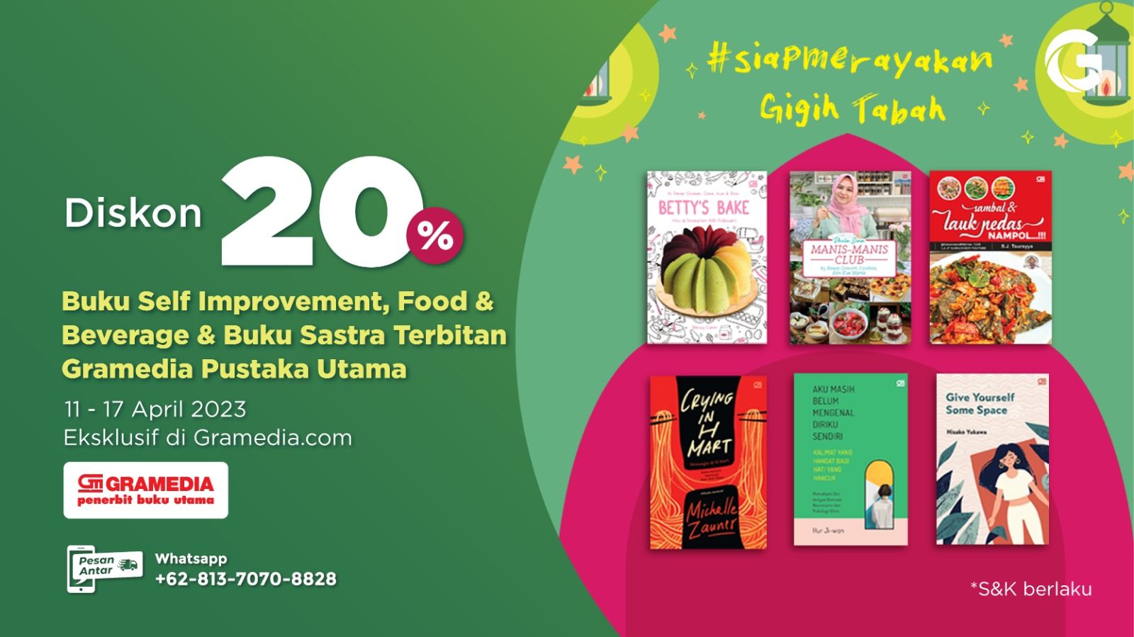 GIBAH bareng GPU Spesial Bulan Ramadan, Diskon 20% untuk Buku Pilihan!