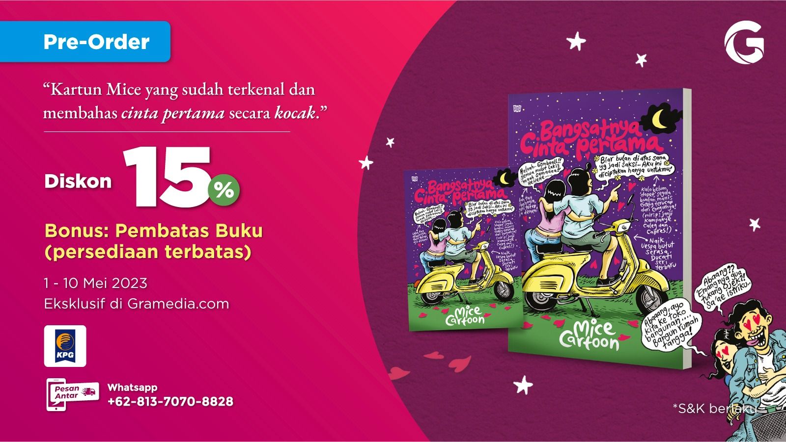 Bangsatnya Cinta Pertama, Karya Baru Mice Cartoon yang Sweet dan Kocak