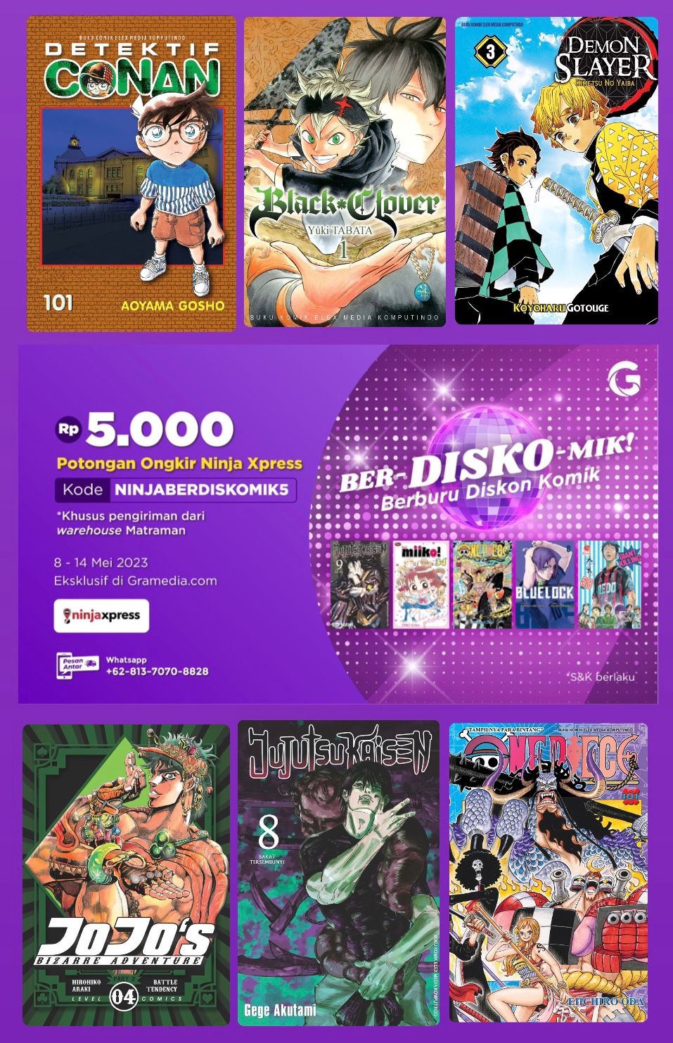 10 Komik Adventure Terpopuler di Gramedia.com, Lagi Diskon!