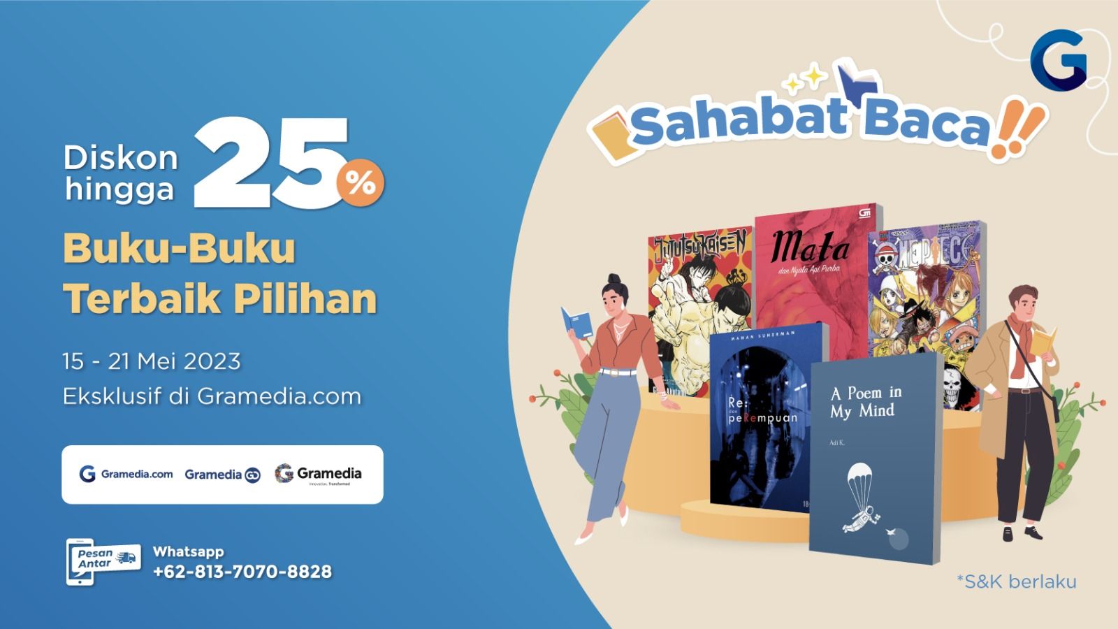 Buku Underrated yang Wajib Kamu Baca di Promo SAHABAT BACA MEI 2023!