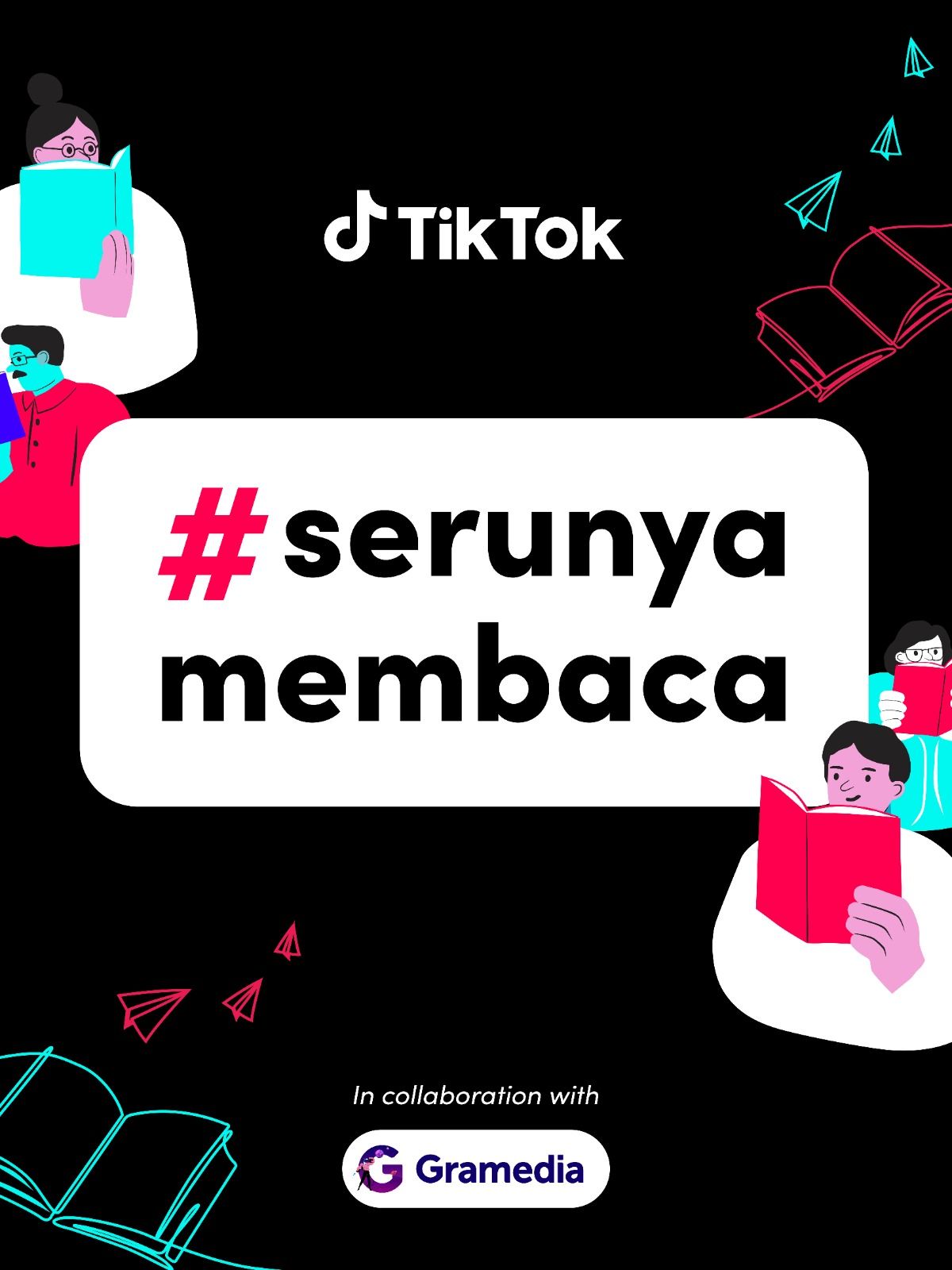 Ayo Ramaikan Kampanye #SerunyaMembaca dari TikTok dan Gramedia!