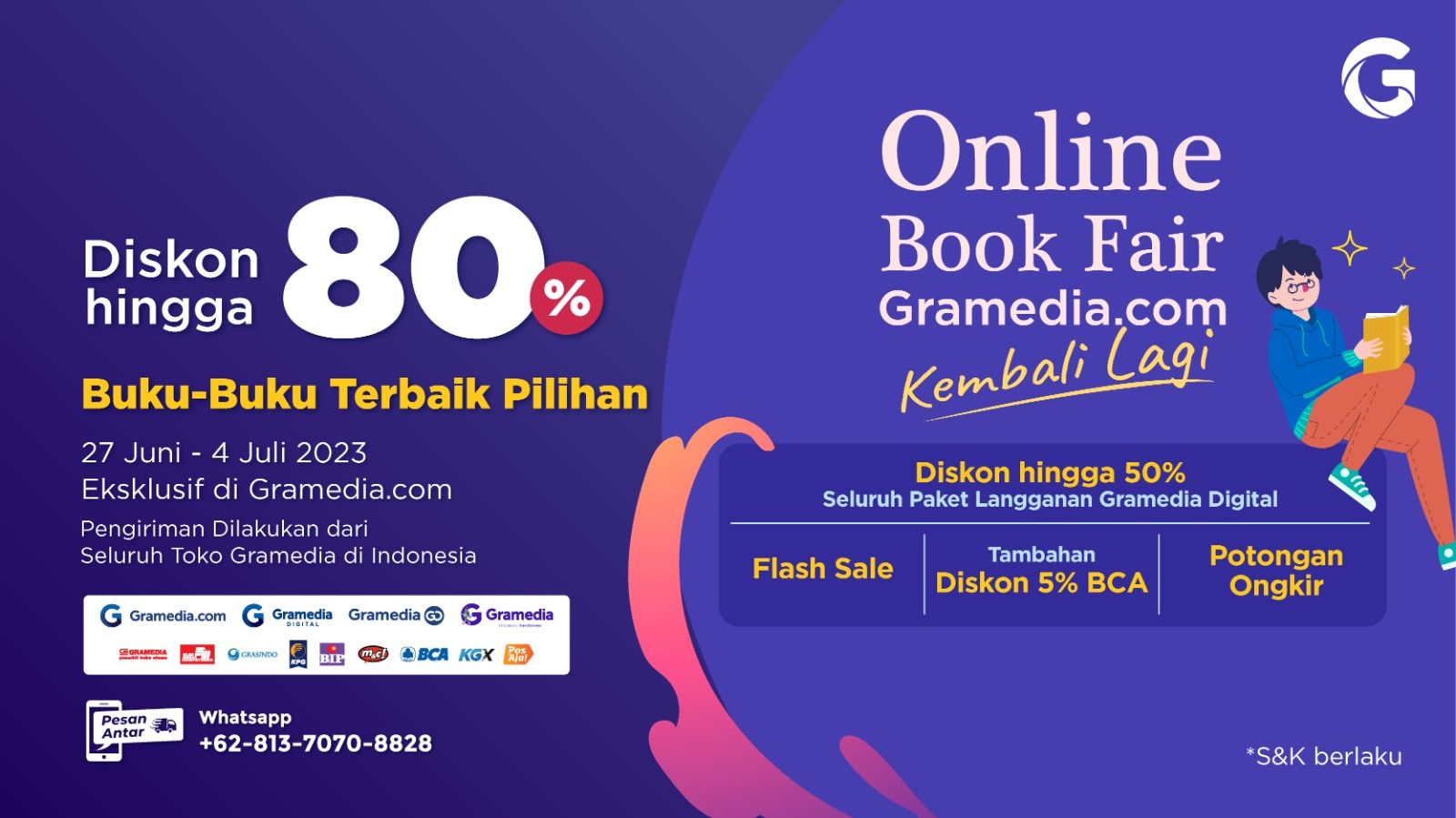 Online Book Fair Hadir Lagi, Ini 8 Daftar Promo yang Gak Boleh Dilewatin!