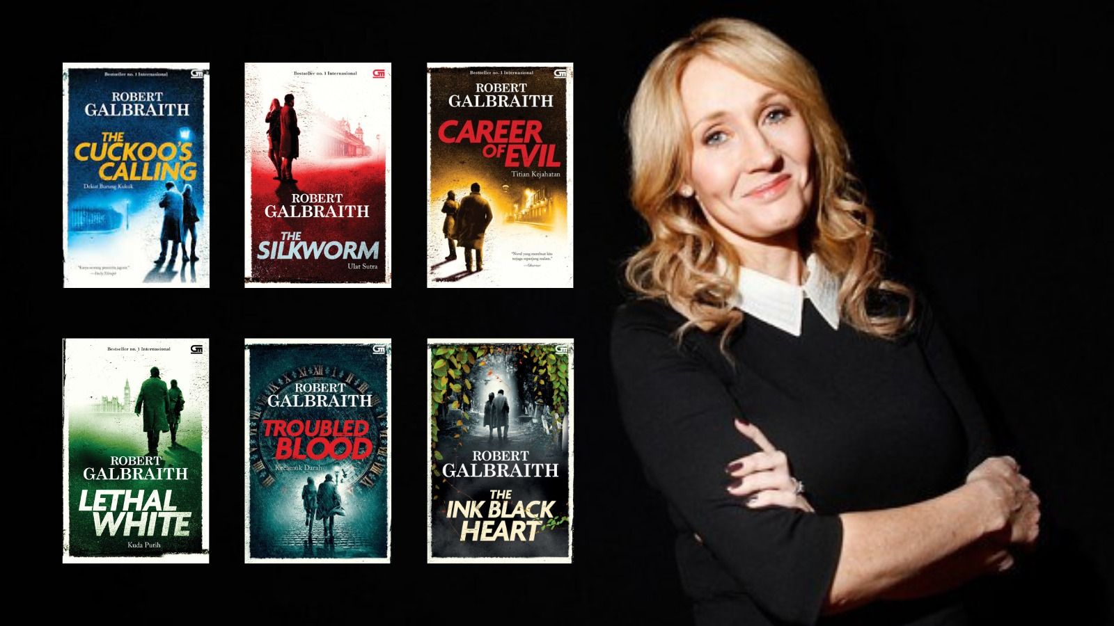 The Ink Black Heart: Buku Terbaru Seri Novel Kriminal Cormoran Strike Karya J.K. Rowling