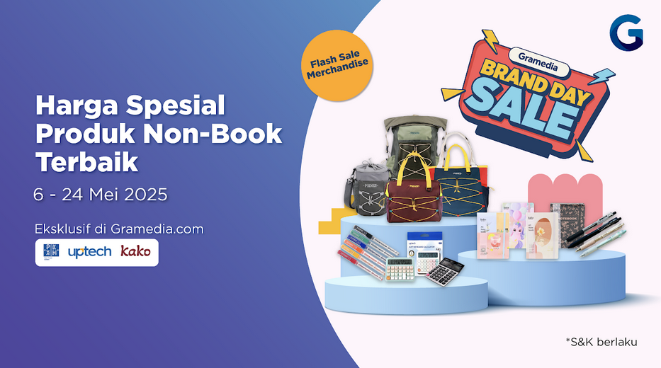 Brand Day Sale Gramedia 2025: Harga Spesial Produk Non-book Terbaik, Diskon Hingga 50%!