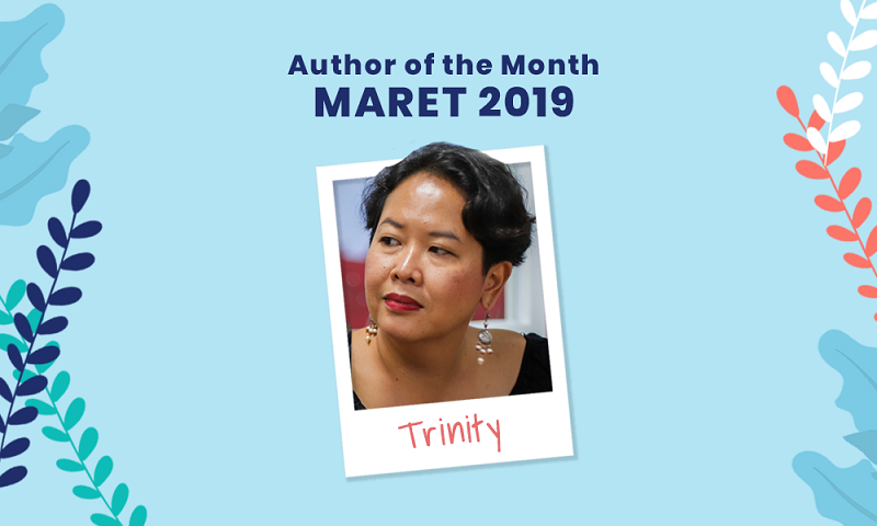 AUTHOR OF THE MONTH: The Naked Traveler The Farewell Jadi Titik Awal Bagi Trinity