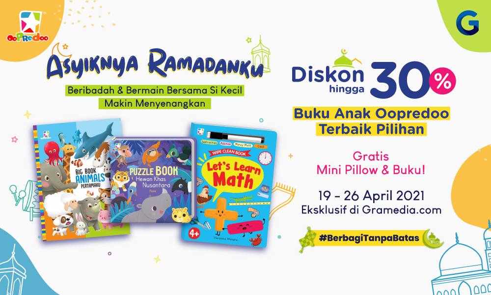 Ramadan Si Kecil Makin Ceria dengan Promo Buku Anak Oopredoo!