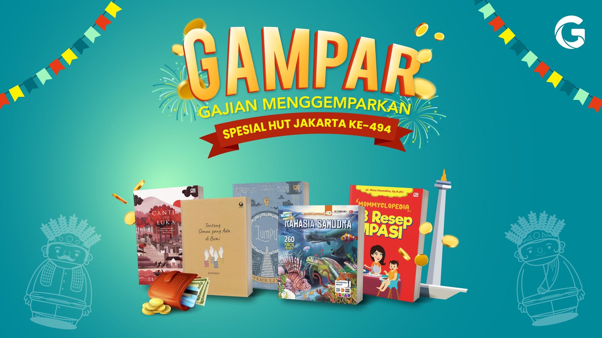 Daftar Buku-Buku Keren untuk Merayakan Ulang Tahun Jakarta